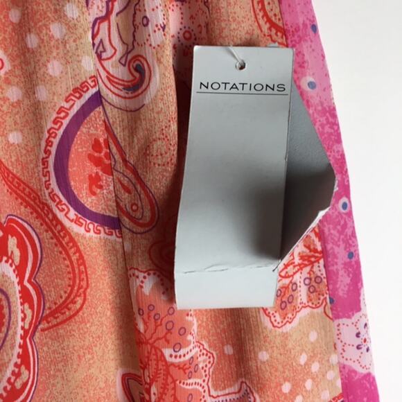 Notations Missy Easter Group Skirt Peach - Picture 8 of 13